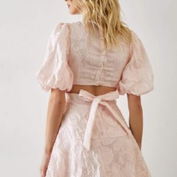 J.ING Cutout Pink Lace Mini Dress - Picture 4 of 6